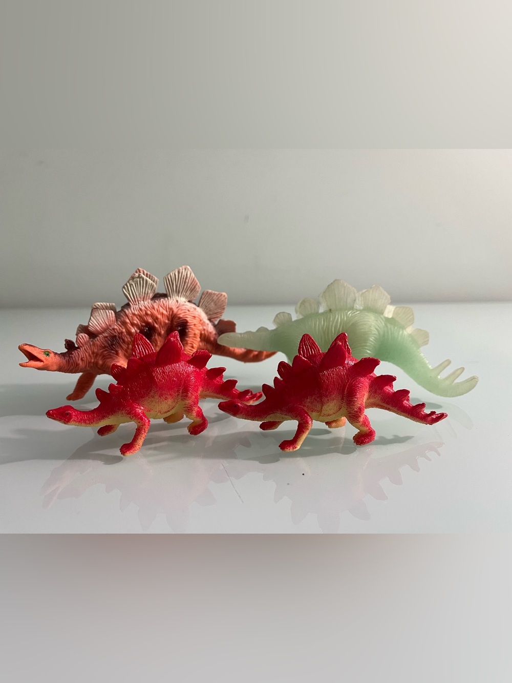 Lot 4 Stegosaurus Dinosaurs
